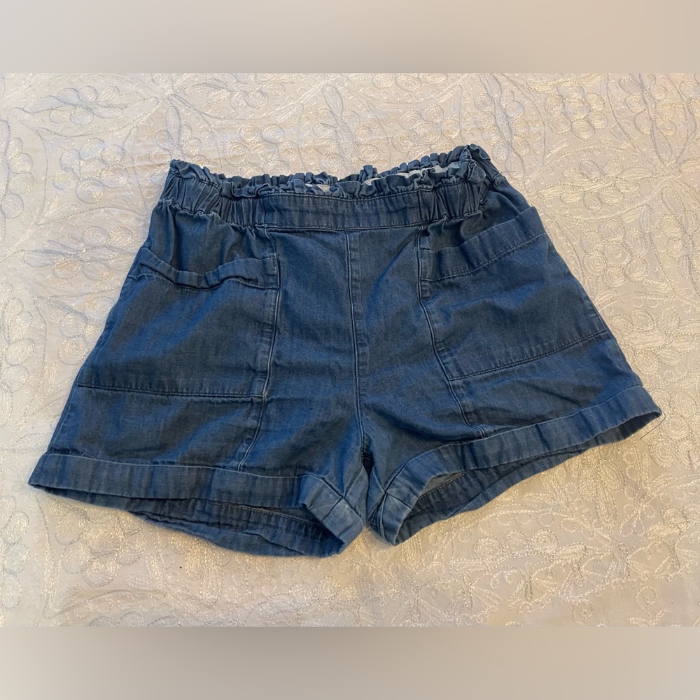 Darling Crewcuts Dark Blue “Denim” Youth Shorts with Pockets - Sz 10